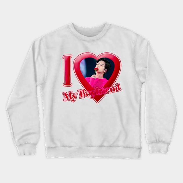 Jin BTS Boyfriend Crewneck Sweatshirt by pink + pip